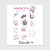 Het Pinterest Girl Sticker Pack | waterdichte zold (Vel)
