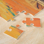 Het piramidecomplex van Gizeh. Caïro, Egypte. Legpuzzel (Zijkant)