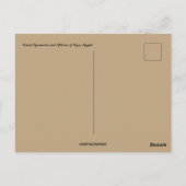 Het piramidecomplex van Gizeh in Egypte Briefkaart (Achterkant)