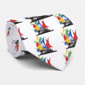 Het Pirate Google Stropdas (Opgerold)