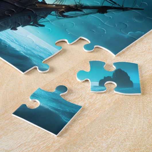 Het piratenschip legpuzzel (Zijkant)