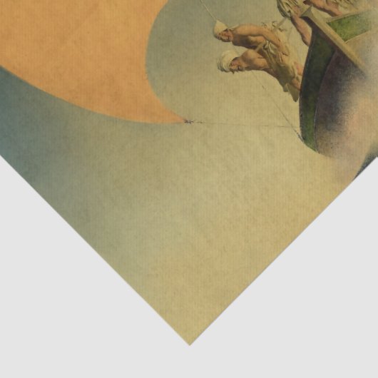 “Het Piratenschip” van Maxfield Parrish Tissuepapier (Detail)