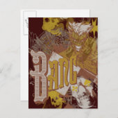 Het Pistool Joker/Bang Carnival Collage Briefkaart (Voorkant / Achterkant)