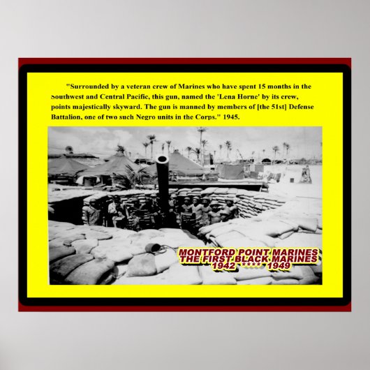 HET PISTOOL LENA HORNE 1945 POSTER (Voorkant)