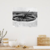 Het Pistool van aa op Okinawa Poster (Keuken)