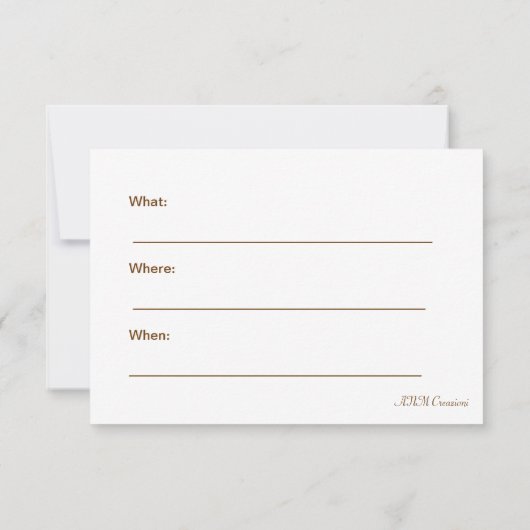 Het Pitter Patter van Kleine Feet Kaart (Achterkant)