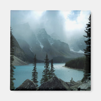 Het pittoreske Moraine Lake van Banff National Par Magneet