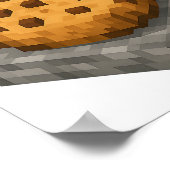 Het Pixel Cookie Val Gamer  Poster (Hoek)