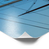 Het plaatsen door de masten foto afdruk (Hoek)