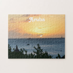 Het Plaatsen van Aruba Zon Legpuzzel