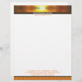 Het plaatsen van de Dubbele Band Letterkop Briefhoofd Ontwerp (Voorkant / Achterkant)