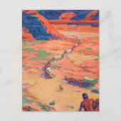 Het plaatsen van de indringers door Maynard Dixon Briefkaart (Voorkant)