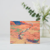 Het plaatsen van de indringers door Maynard Dixon Briefkaart (Staand voorkant)