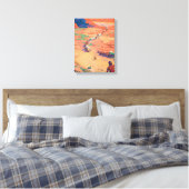 Het plaatsen van de indringers door Maynard Dixon Canvas Afdruk (Insitu (Slaapkamer))