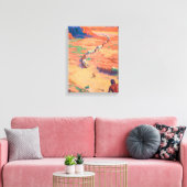 Het plaatsen van de indringers door Maynard Dixon Canvas Afdruk (Insitu (Woonkamer))