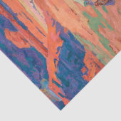 Het plaatsen van de indringers door Maynard Dixon Tissuepapier (Detail)