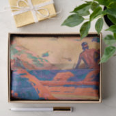 Het plaatsen van de indringers door Maynard Dixon Tissuepapier (Geschenk)