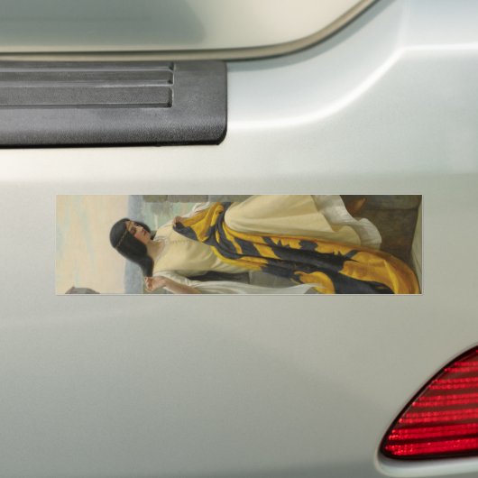 Het plaatsen van de Standaardvlag (middeleeuwse Vr Bumpersticker (Op auto)