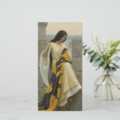 Het plaatsen van de Standaardvlag (middeleeuwse Vr Kaart (Staand voorkant)