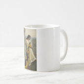 Het plaatsen van de Standaardvlag (middeleeuwse Vr Koffiemok (Voorkant rechts)