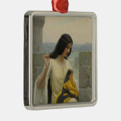 Het plaatsen van de Standaardvlag (middeleeuwse Vr Metalen Ornament (Rechts)