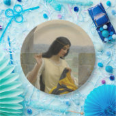 Het plaatsen van de Standaardvlag (middeleeuwse Vr Papieren Bordje (Feest)