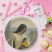 Het plaatsen van de Standaardvlag (middeleeuwse Vr Papieren Bordje (Feest)