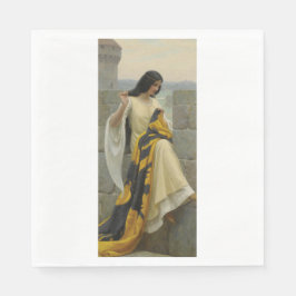 Het plaatsen van de Standaardvlag (middeleeuwse Vr Servet