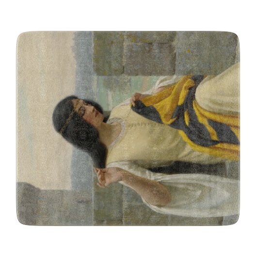 Het plaatsen van de Standaardvlag (middeleeuwse Vr Snijplank (Voorkant)