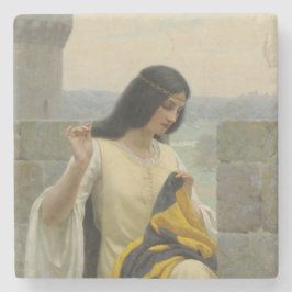 Het plaatsen van de Standaardvlag (middeleeuwse Vr Stenen Onderzetter