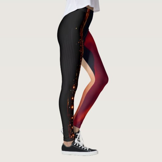Het plaatsen van de Wereld op de Leggings van het  (Rechts)