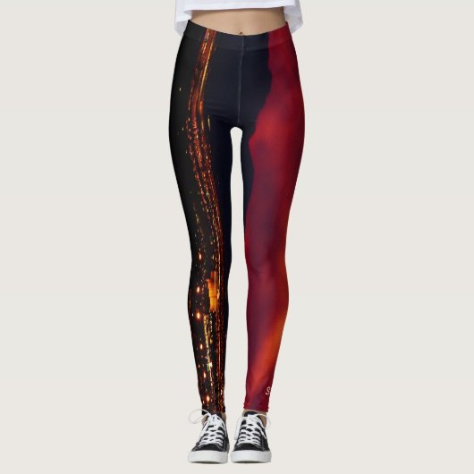 Het plaatsen van de Wereld op de Leggings van het  (Voorkant)