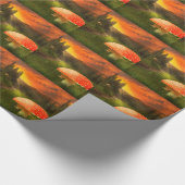 Het plaatsen van de Zon van de Autumn. Cadeaupapier (Hoek)