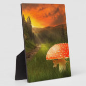 Het plaatsen van de Zon van de Autumn. Fotoplaat (Zijkant)