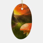 Het plaatsen van de Zon van de Autumn. Keramisch Ornament (Rechts)