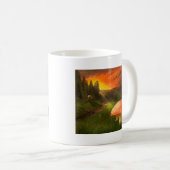 Het plaatsen van de Zon van de Autumn. Koffiemok (Voorkant rechts)