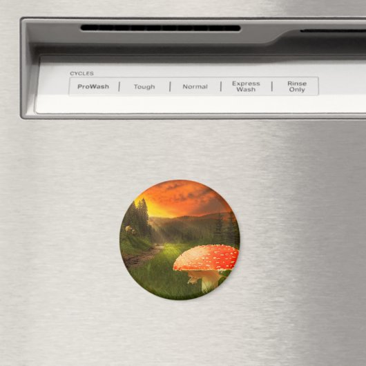 Het plaatsen van de Zon van de Autumn. Magneet (Insitu (Vaatwasser))