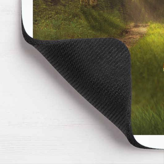 Het plaatsen van de Zon van de Autumn. Muismat (Hoek)