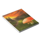 Het plaatsen van de Zon van de Autumn. Notitieblok (Schuin)