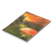 Het plaatsen van de Zon van de Autumn. Notitieblok (Linkerzijde)