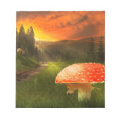 Het plaatsen van de Zon van de Autumn. Notitieblok (Voorkant)