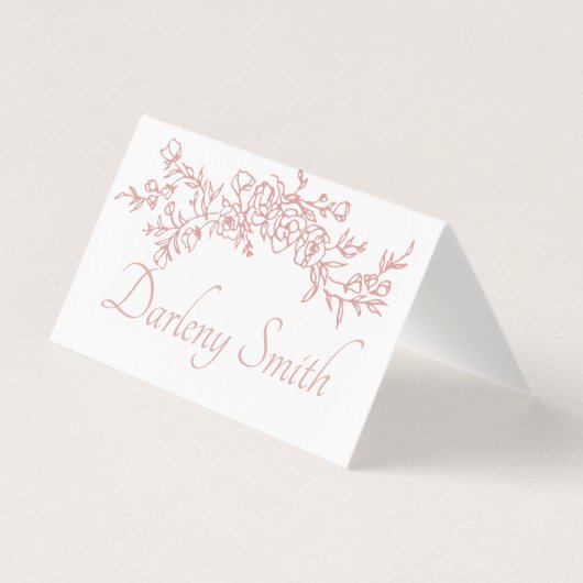 Het plaatsen van Kaart eenvoudige minimalist (Voorkant)