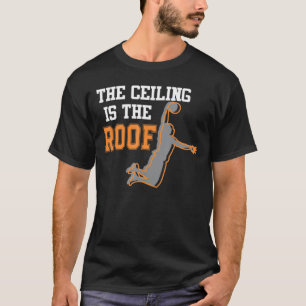 Het plafond is het Roof College March Basketball t T-shirt