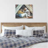 Het Plafond van Sistine Chapel: De voorouders van Canvas Afdruk (Insitu (Slaapkamer))
