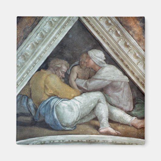 Het Plafond van Sistine Chapel: De voorouders van  Magneet (Voorkant)
