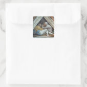 Het Plafond van Sistine Chapel: De voorouders van Vierkante Sticker (Tas)
