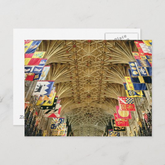 Het plafond van St. George's Chapel, Windsor Briefkaart (Voorkant / Achterkant)