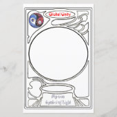 Het plakken op het symbool van doorzettingsvermoge (Voorkant)