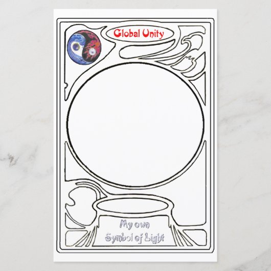 Het plakken op het symbool van doorzettingsvermoge (Voorkant)