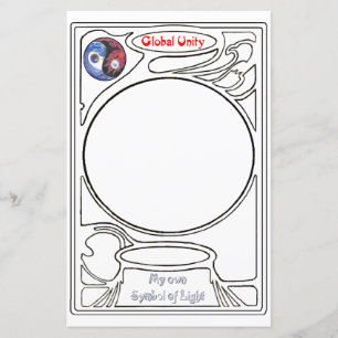 Het plakken op het symbool van doorzettingsvermoge